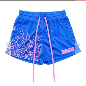 Blue and pink kill crew shorts 💙💗
